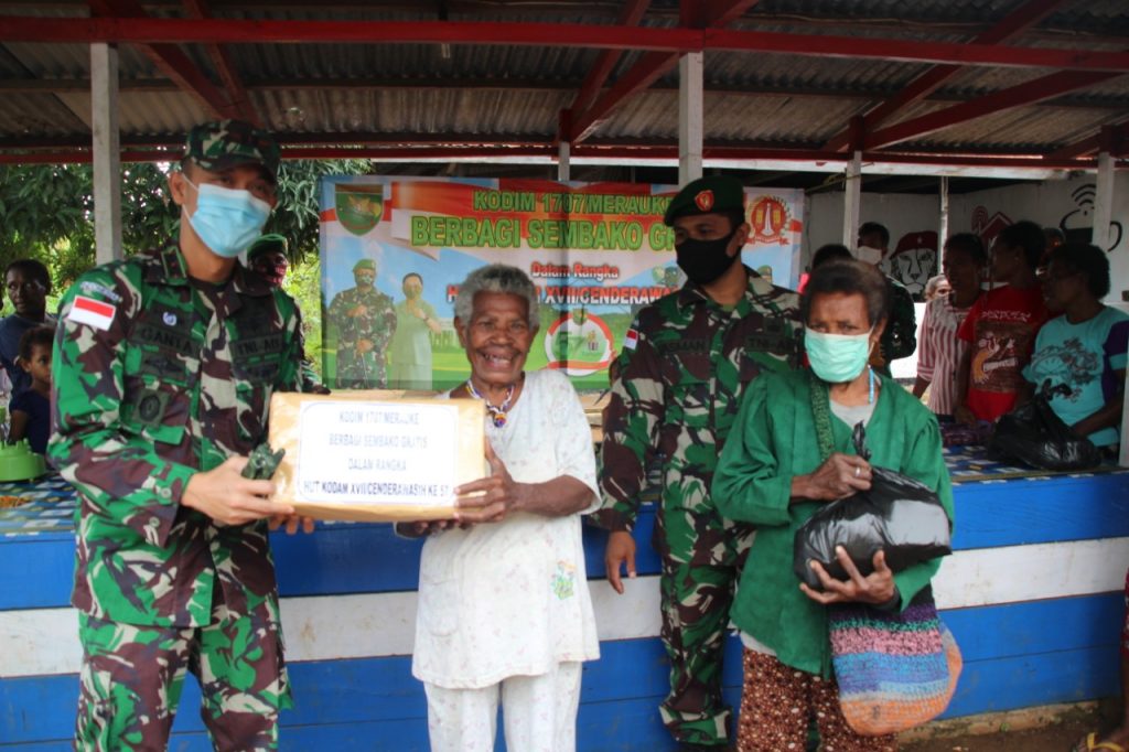 Peringati Hut Ke 57 Kodam Xvii Cenderawasih Kodim 1707 Merauke Bagikan