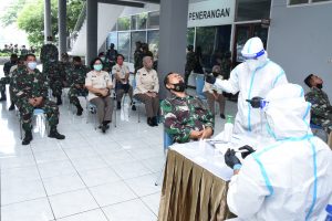 Pastikan Sehat Pasca Libur Nataru, Personel AAL Jalani Tes Sweb Antigen