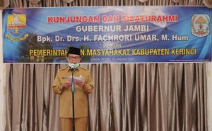Fachrori Salurkan Cadangan Pangan ke Kota Sungaipenuh