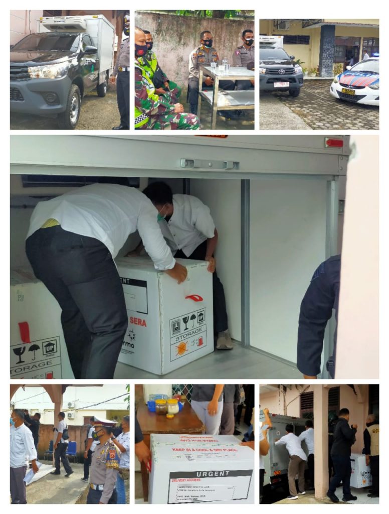 6.560 Dosis Vaksin Covid-19 di Distribusikan ke Kabupaten Batanghari dan Tanjab Timur
