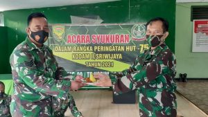 Koramil Telanaipura Gelar Syukuran Sambut HUT Kodam ll/Swj