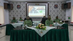 Persit KCK Koorcab Rem 042 Ikuti Pelatihan Kriya Rotan Kalimantan Tengah Menyapa Dunia Secara Virtual