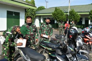 Minimalisir Kecelakaan Lalin, Korem 042/Garuda Putih Gelar Pemeriksaan Kendaraan