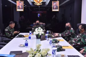 Panglima TNI Kunjungi Satsiber di Mabes TNI