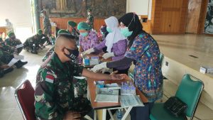 Purna Tugas, Personel Satgas Yonif 125/Si’mbisa Jalani Pemeriksaan Kesehatan