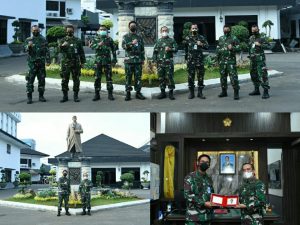 Kadispen AD Terima Kunjungan Kadispen AU