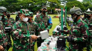 Asops Kasad Cek Kesiapan Satgas Pamtas RI-RDTL Yonif 742