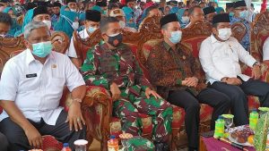 Dandim Sarko Ucapkan Selamat Atas Peresmian Kantor Kecamatan Mandiangin Timur