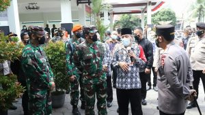 Panglima TNI dan Kapolri Tinjau Pelaksanaan PPKM Skala Mikro di Yogyakarta