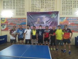 Turnamen Tenis Meja Nirwansyah Cup 2021, PTM Rajawali Jambi Raih Juara Ganda Putra