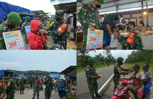 Penerapan Pendisiplinan Prokes Covid – 19 Di Wilayah Korem 172/PWY Gencar Dilakukan