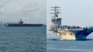 Kapal Induk Amerika Serikat Kepergok di Perairan Timur Sumatera, TNI AL Langsung Kirim Kapal Perang