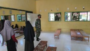 Kasdim Tinjau Kesiapan Pembukaan TMMD Di Desa Sungaiterap