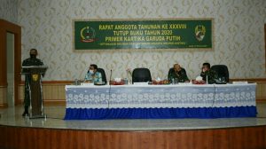 Buka RAT Koperasi Garuda Putih, Danrem : Jadilah Pengurus Yang Amanah