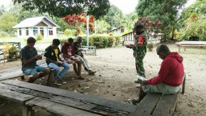 Jaring Putra Asli Papua, Babinsa Sosialisasikan Penerimaan Prajurit Tamtama