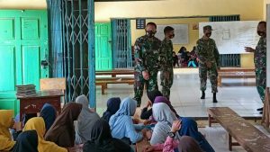 Santri Senang, Ponpes Jaharul Falah Al Islamy Untuk Acara Pembukaan TMMD