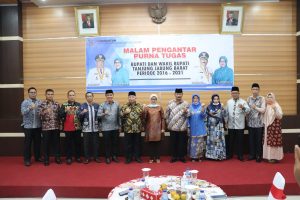 Dandim 0419/Tanjab Hadiri Malam Pengantar Purna Tugas Bupati Dan Wabup Tanjab Barat