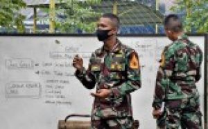 Di Kompi Harimau, Taruna AAL  Korps Marinir Perdalam Materi “Gerakan Maju Untuk Kontak”