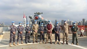 KRI Sultan Hasanuddin-366 Terima Kunjungan Pertama MTF Commander