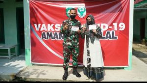 Dandim 0416/Bute Sebut Vaksin Tahap Dua Bikin Orang Lebih Percaya Diri