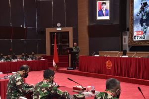Kasum TNI Buka Rakorops TNI Tahun 2021