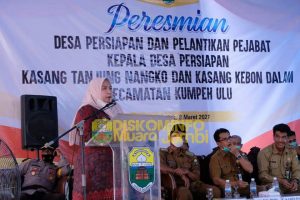 Pejabat Kepala Desa Kasang Tanjung Nangko dan Desa Kasang Kebun Dalam Resmi dilantik Bupati