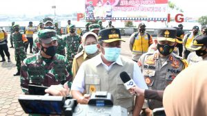 Pangdam II/Sriwijaya Hadiri Apel Gelar Pasukan Kompi Tracer dan Kompi Vaksinator Covid-19