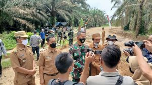 Dalam Suasana COVID-19, TMMD ke-110 Kodim 0415/Batanghari Resmi Dibuka