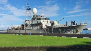 Kapal Perang KRI Badik-623 Sandar di Daerah Asal Namanya