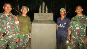 Bangunan Tugu Prasasti TMMD Kodim Batanghari Capai 90 Persen