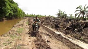 Komandan SSK Satgas TMMD Kodim Batanghari Tinjau Titik Nol