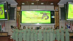 Persit KCK PCBS Seskoad Ikuti Webinar Tentang Perawatan Paliatif