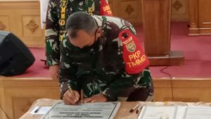 Ditandatangani Prasasti, Bukti TMMD 110 Sudah Ditutup