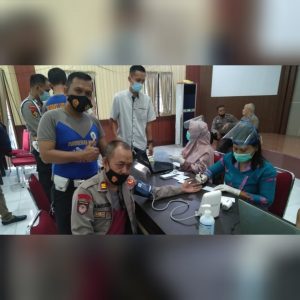 435 Personil Polres MuaroJambi Divaksin Tahap II