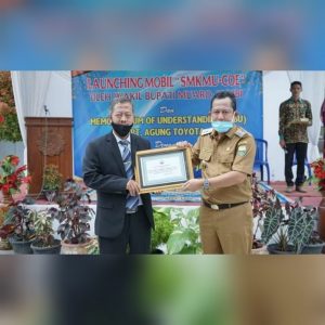 Wakil Bupati Hadiri Launching Mobil Esemka MU-COE SMK Muhammadiyah Sungai Bahar dan Penandatanganan MoU dengan PT Agung Toyota Jambi