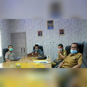 Sekda Muarojambi Mengikuti Vidcon Rapat Koordinasi Khusus Se Provinsi Jambi