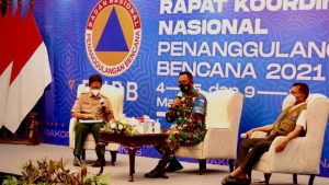 Jadi Nasum Rakornas BNPB Tahun 2021, Brigjen TNI Ahmad Rizal Ramdhani Sampaikan Pengalaman Penanganan Bencana Gempa di Lombok