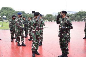 Panglima TNI Terima Laporan Kenaikan Pangkat 57 Perwira Tinggi