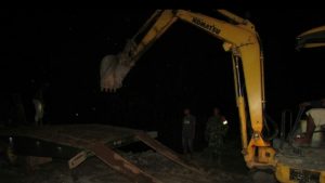 Loyalitas Tanpa batas, Satgas Kawal Pergeseran Alat berat Hingga larut malam