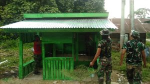 Satgas TMMD Kodim Batanghari Tuntaskan Tiga Unit Pos Kamling di Sungaiterap