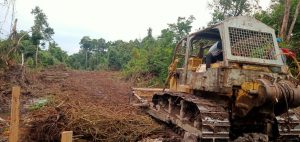 Akhirnya Jalan 1, 8 Sudah Tembus menuju Desa Sungaigelam