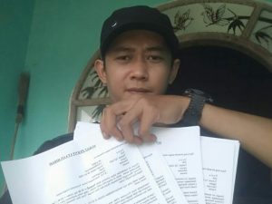 Surat Hibah Buka Jalan TMMD Kodim Batanghari Sepanjang 1,8 Kilometer sudah Disetujui Warga 