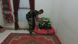 Penampakan Tempat Anggota Satgas TMMD Menginap