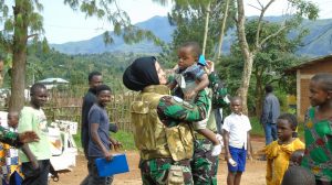 Satgas FET Indo RDB-C Peringati Hari Perempuan Internasional di Daerah Misi