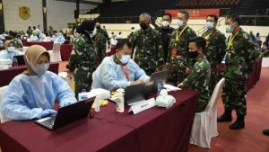 Serbuan Vaksinasi Covid-19 di Mabes TNI