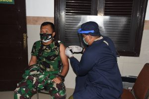 Sukseskan Vaksinasi Covid-19, 451 Pasis Seskoad Disuntik Vaksin