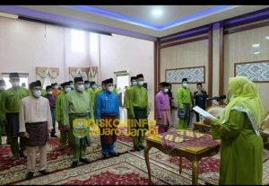 Bupati Muarojambi Melantik Pejabat Eselon III dan IV