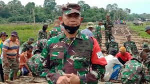 Dansatgas : Pengerjaan Jalan penghubung antara Desa Sungaiterap menuju Sungaigelam sudah mencapai 90 persen