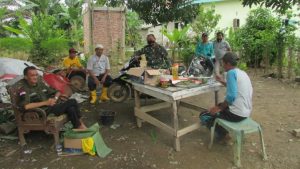 “Kue Pedamaran” Jalin Komsos Bahas Kegiatan TMMD