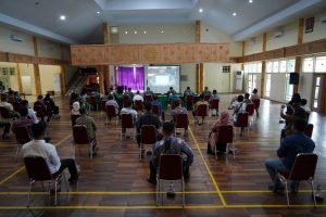 Kasad Beri Pengarahan Kepada Orang Tua Calon Tamtama Sub Panda Korem 042/Gapu Secara Virtual